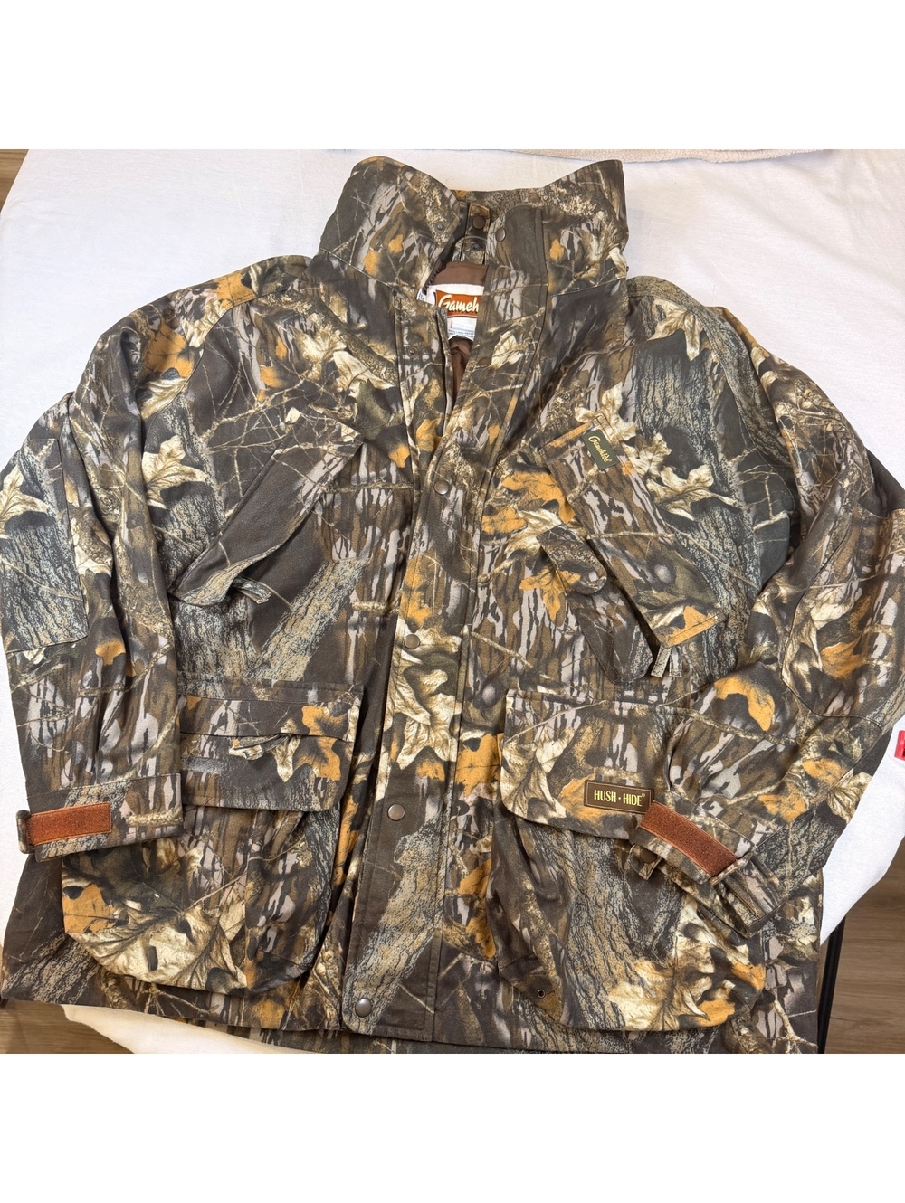 Gamehide Hush-Hide Camo Heavy Hunting Jacket Men's XL